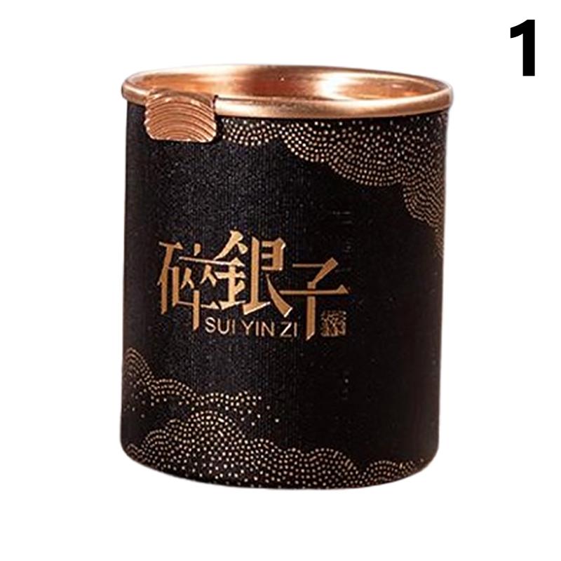 1 шт., однотонная мини-пустая консервная банка для чая, бытовая герметичная банка для зеленого и черного чая, портативная дорожная маленькая упаковочная коробка для чая, бумажная банка для хранения