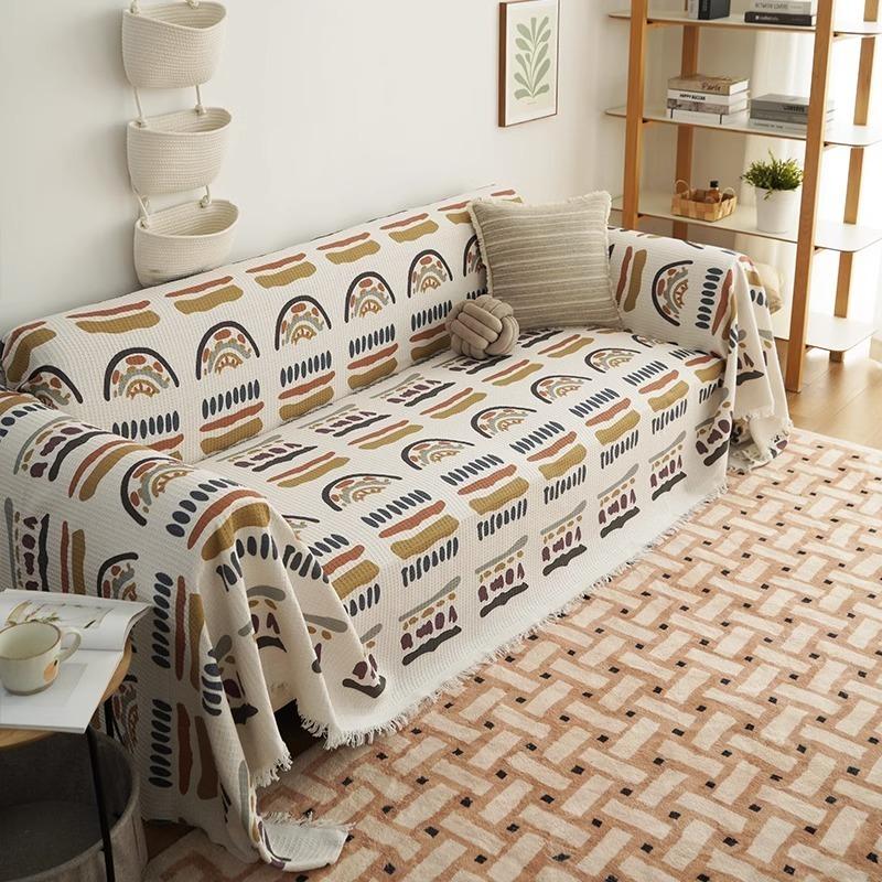 Двусторонний диван-полотенце из синели, чехол для дивана с защитой от кошачьих царапин, всесезонный чехол для дивана из синели для гостиной, одеяло «все включено»