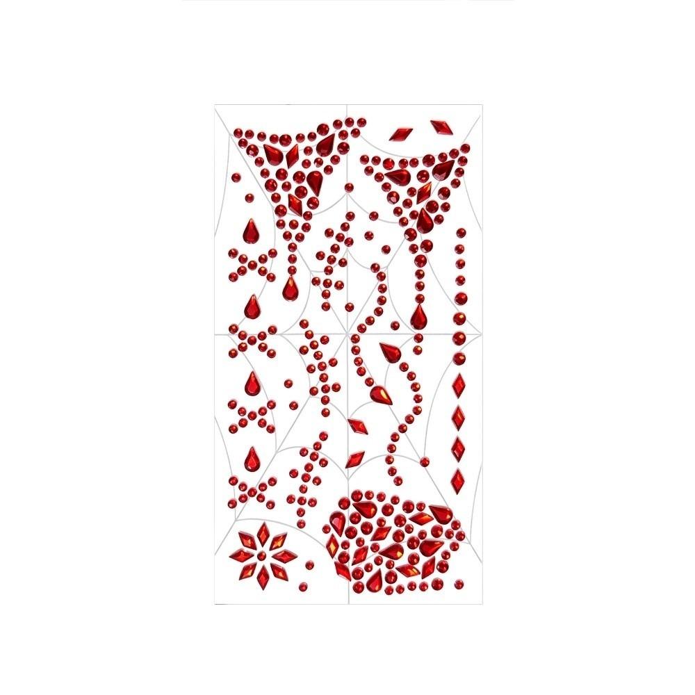 Makeup Crystal Tattoo Sticker Rhinestone Face Gem Sticker Halloween Party
