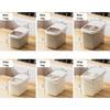 Moisture-proof Rice Bucket Transparent Cereal Container Fresh-keeping Rice Grain Storage Box