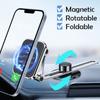 Новый магнитный автомобильный держатель для телефона, вращающийся на 360 градусов, скрытый складной дизайн, универсальный кронштейн для GPS-навигации, подставка для iPhone 13 14