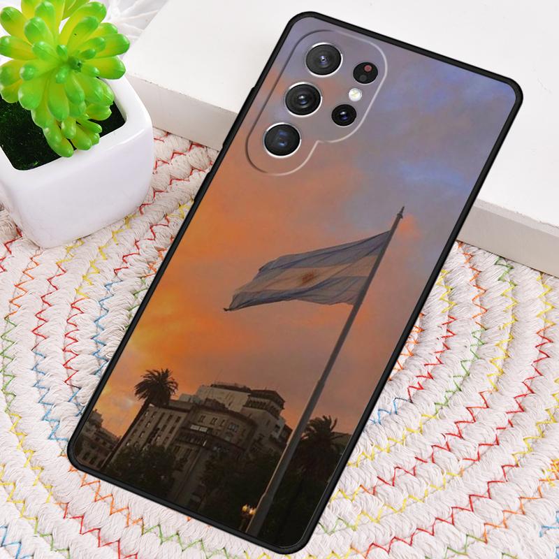 Мягкий чехол для телефона с флагом Аргентины для Samsung Galaxy note 10 pro S26 Ultra S23 S24 FE S25 S21 S22 PLUS ударопрочный чехол