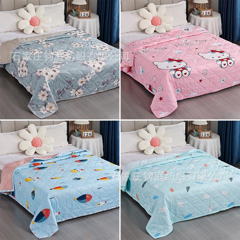 Животное Растение Летний Узор Принты Пододеяльник Одеяло Постельное Белье Для Студента Моющийся Комната