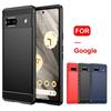 Чехол из углеродного волокна для Google Pixel 8A 8 7 7A 6A 6 8 Pro 5A 5 4A 4 3 XL 3A, мягкая силиконовая противоударная задняя крышка для телефона