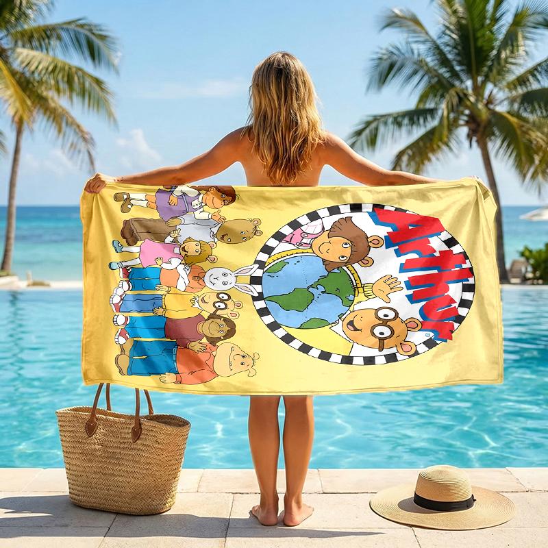 Arthur Fashion Beach Towel: Ideal for Summer Adventures Soft, absorbent and quick drying suitable for swimming and bathing