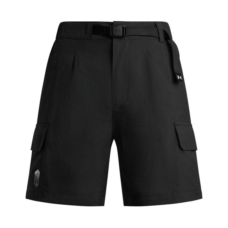 Under Armour Городская Уличная Серия Удобные Однотонные Повседневные Шорты Женские шорты Черный 6005876-001