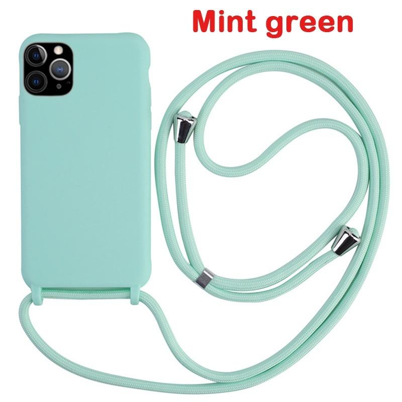 Силиконовый чехол-шнурок через плечо для IPhone 16 15 14 13 12 11 Pro Max XSMAX XR 8 7 Samsung S25 S24 S23 S22 S21 Ultra Plus S21FE A15 A55 A16 A53 A14 A54