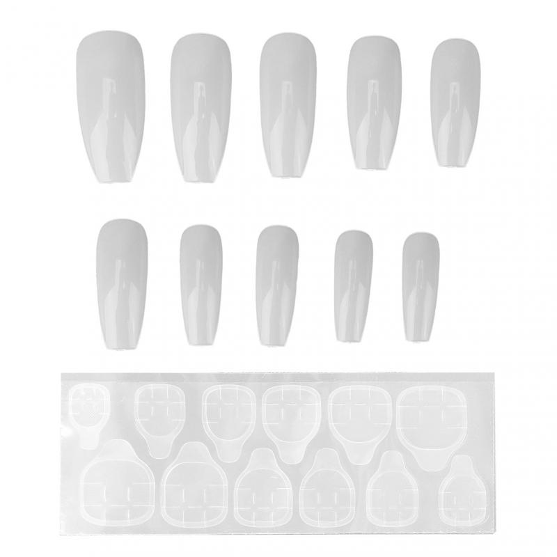 10pcs Coffin Press On Nails Long Press Full Cover False Nails for Women and GirlsN5342-03