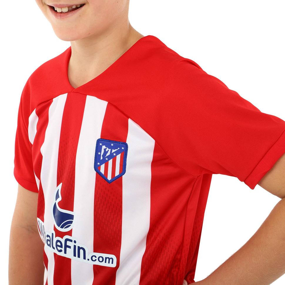 Kid's soccer football uniform jersey and shorts  Atletico Madrid CO-6357