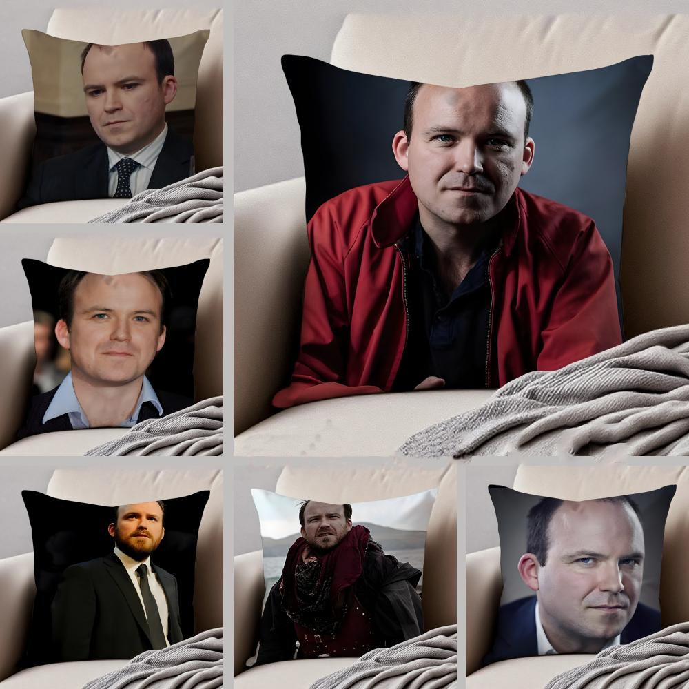 RRory Kinnear Cushion Cover Linen Pillow Case Soft Breathable Protective Couch Room Decoration