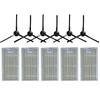 3000 A1 Robotic + Vacuum Cleaner 6pcs Side Brush+5*Filter For Lidl SilverCrest SSR