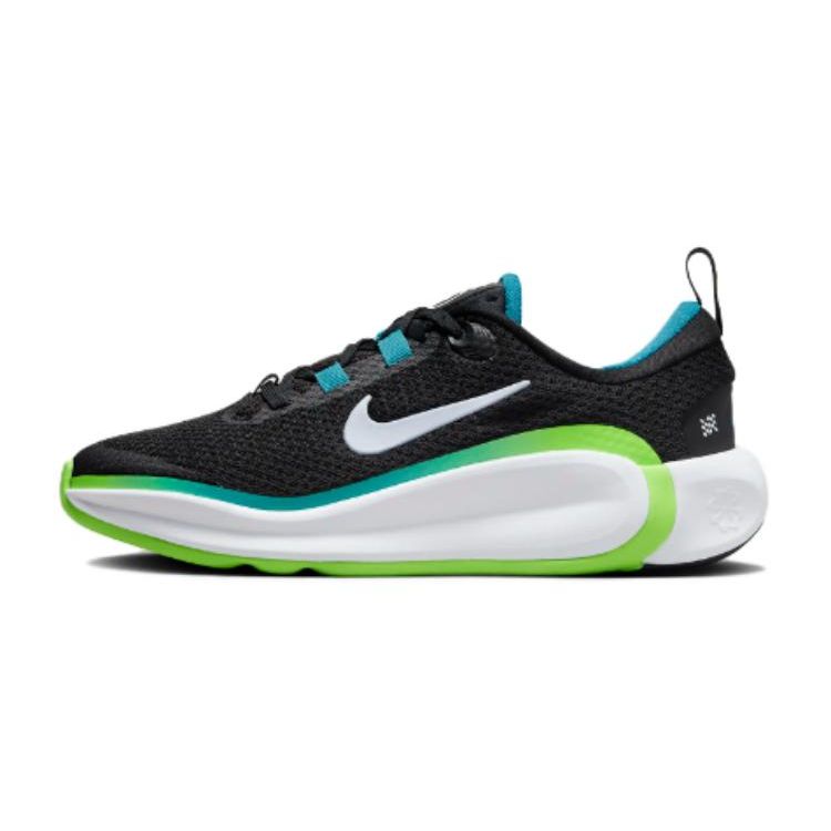 Nike Infinity Flow GS Black Green Strike Kids Sneakers Aquamarine Football-Grey FD6058-005