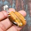 Charming Tiger Eye Gemstone Handmade Jewelry 925 Sterling Silver Pendant
