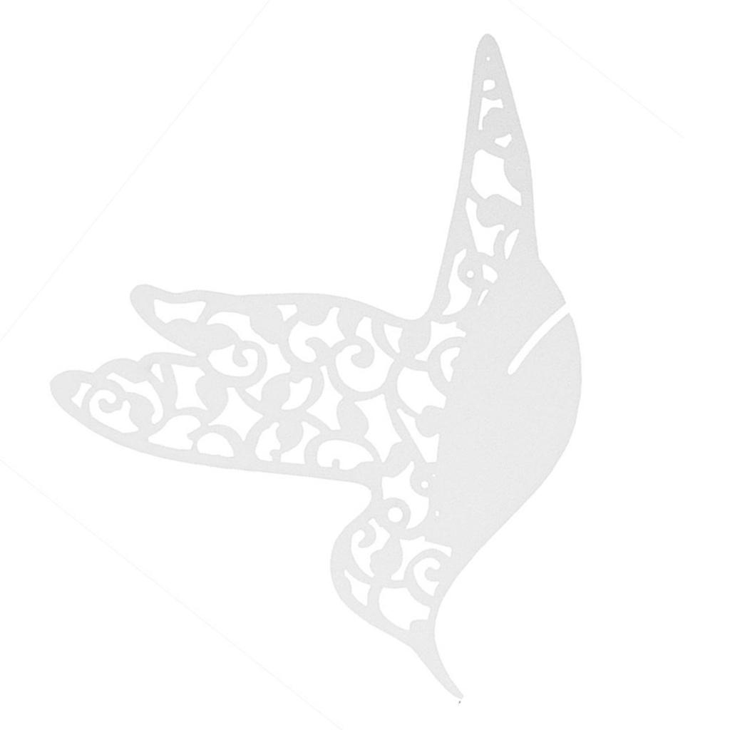 50 шт. Маленькие птичьи формы свадебные полые именные карточки для украшения стола с бокалами для вина