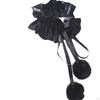 Ruffle Neckwear Steampunk Gothic Neck Ruff for Festival Fancy Dress Halloween
