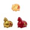 Gold Red Pig Coin Jar Zodiac Horse Coin Saving Box Cartoon Piggy Bank  Festive Occasions