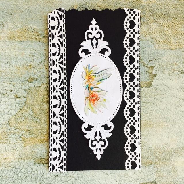 Lace Oval Frame Dies Cutting Embossing Scrapbooking Craft Die for DIY Stamps Album Card Stencil