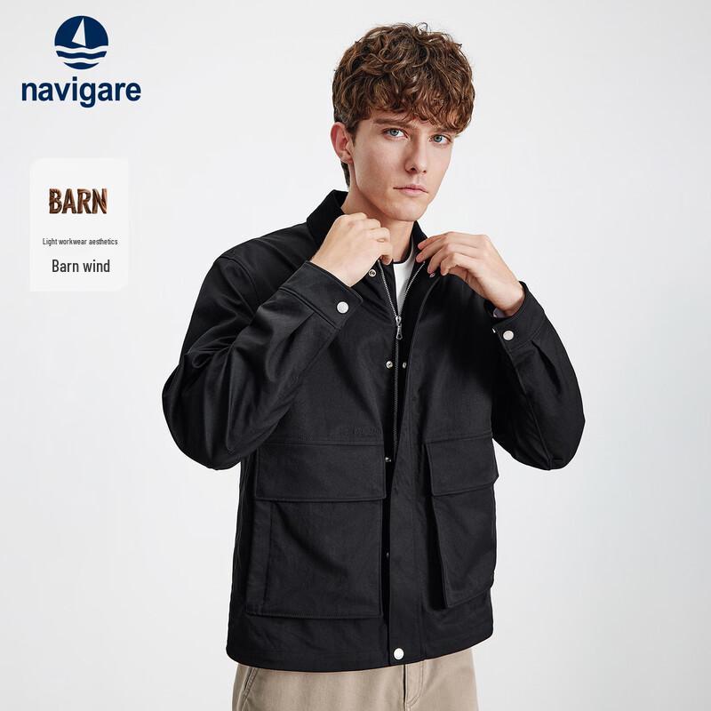 Navigare Men's Fashion Casual Long Sleeve Jacket