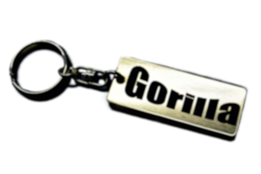 Ключница-брелок Gorilla Gold Black с двойным кольцом, акриловая, оригинальная, 50 AB27 Z50J, Запчасти на заказ A-601-1 &