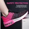 2023 Air Cushion Safety Shoes Men Women Sneakers Steel Toe Shoes Puncture-Proof Sport Work Shoes Construction Safety Boots