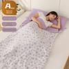 Hao Run Qi Summer Cotton Double Layer Gauze Adult Sleeping Bag – Lightweight for Travel, Camping, and Outdoor Use