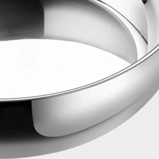 Смесительная миска из нержавеющей стали, многофункциональная миска для замешивания теста, салатник, нескользящее дно, глубокая миска для смешивания без разбрызгивания, для взбивания, для индукционной плиты