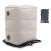 Adelphos Footrest for Night and Under Desks No Pump Rapid Inflation 3 Height with Backflow Prevention Valve and Large Capacity Inflator Airplanes,