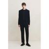H M Regular Fit Suit Pants Navy Blue