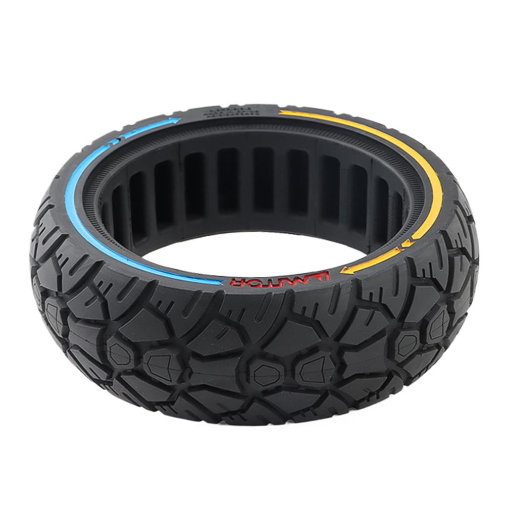 AIMITE 8.5 Inch Electric Scooter Rubber Tire Dual Color 56mm Tread Grooves Off-Road Solid Tire