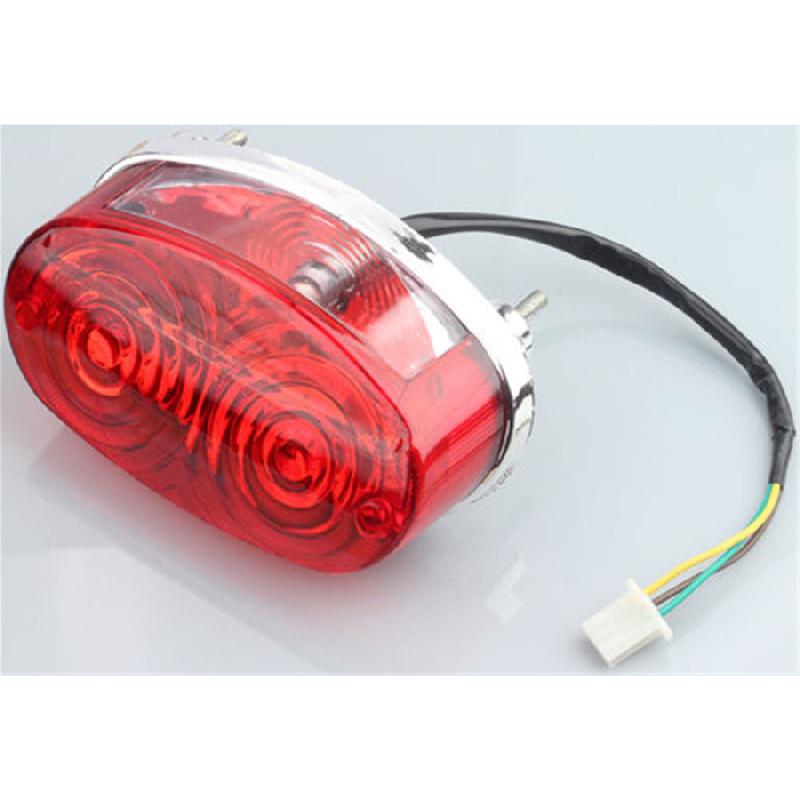 12V Motorcycle Rear Tail Stop Brake Light Lamp For Atv Quad 50Cc 70Cc 90Cc 110Cc