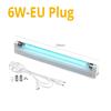 6W 8W LED T5 Tube Bulb UV Ultraviolet Lamp UVC Ozone Quartz Lamp Germicidal Light Sterilization Disinfection Deodor Kill Mites EU Plug