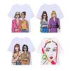 Women's 2022 Summer Fashion Printed Round Neck Short-Sleeve T-Shirt