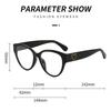 Heart Legs Cat Eye Myopia Glasses for Women Luxury Near Sight Eyewear Fashion Prescription Computer Eyeglasses Diopter 0 To -4.0