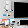 Магнитный настенный держатель для кабеля зарядки для PS 5 Slim с держателем для контроллера наушников игровые аксессуары
