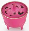 Iwachu Incense Burner Sakura Body Size X H9 29211 Design Accessories Nanbu Ironware Gold/Pink (cm) 8.5