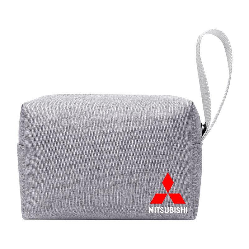 cxlqbm1 Portable Car Key Case Driver License Holder Credit Card Bag for Mitsubishi Lancer ASX Outlander Pajero Evolution Car Accessories