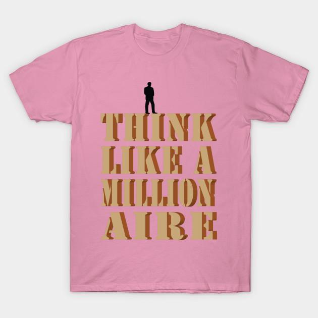 T Shirt Women Think Like A Millionaire Harajuku Print Kawaii Tshirt Summer Short Sleeve Female T-Shirt Top Tee