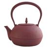 Ikenaga Iron Works Nanbu Iron Kettle, Gardenia and Sakura Design, Pink