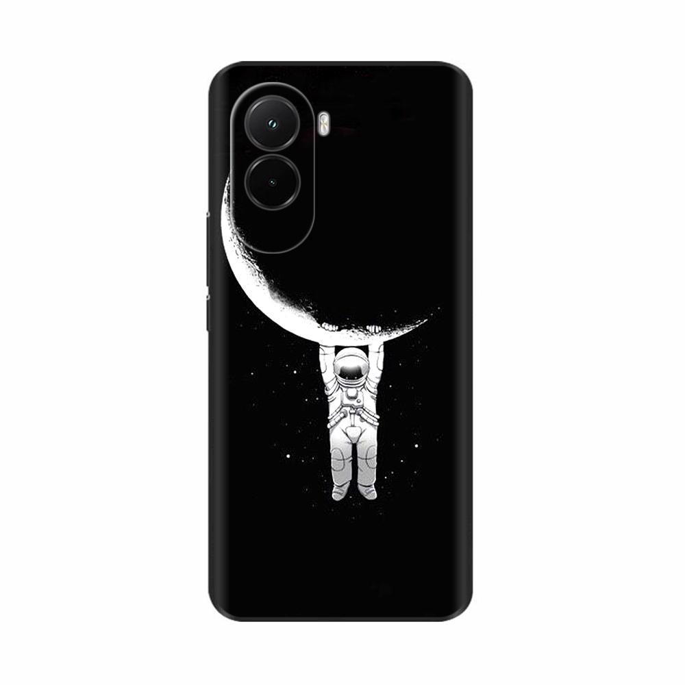 Чехол для телефона Xiaomi Poco M7 4G, мягкий силиконовый ТПУ задняя крышка для Poco M7 Pro 5G, ультратонкие чехлы с рисунком Цветок Череп