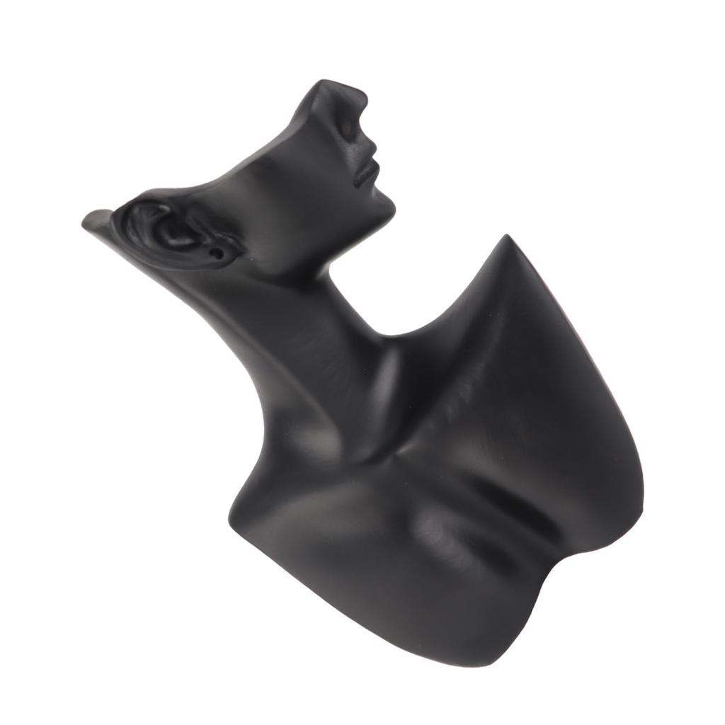 Black Jewelry Display Bust Resin Elegant Necklace Earrings Display Mannequin Stand for Jewelry