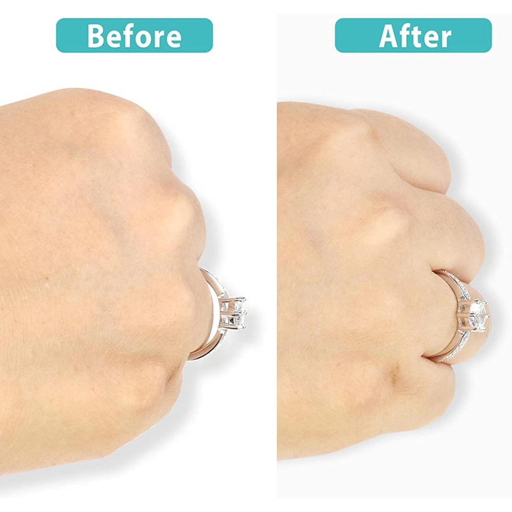 Невидимый регулятор размера колец, ограничитель размера колец, 8 размеров для свободных колец, портативный