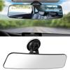 1pc Car Interior Rear Mirror Anti-slip 360° Rotates Adjustable Suction Cup Universal