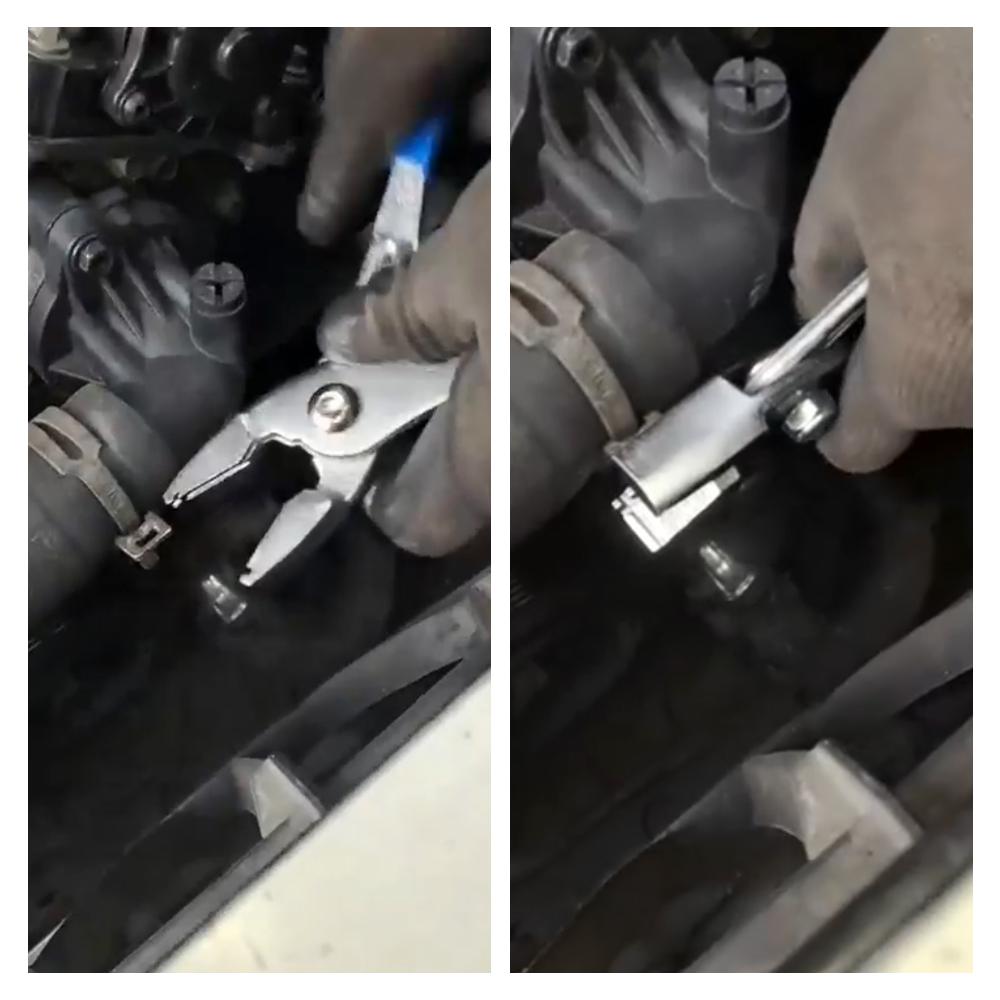 Metal Multifunctional Pincers With Comfortable Handle for Fuel Line Special Jaw Design Hose Clamp Plier Car Hose Crimping Plier