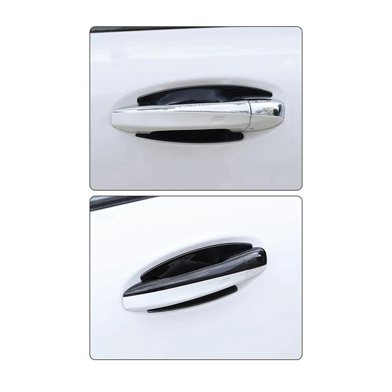 1Set Exterior Door Handle Trim Cover For Mercedes-Benz C/E/GLC/GLB/A/B/GLE/GLS/CLA/GLA-Class Door Pull Stickers LHD