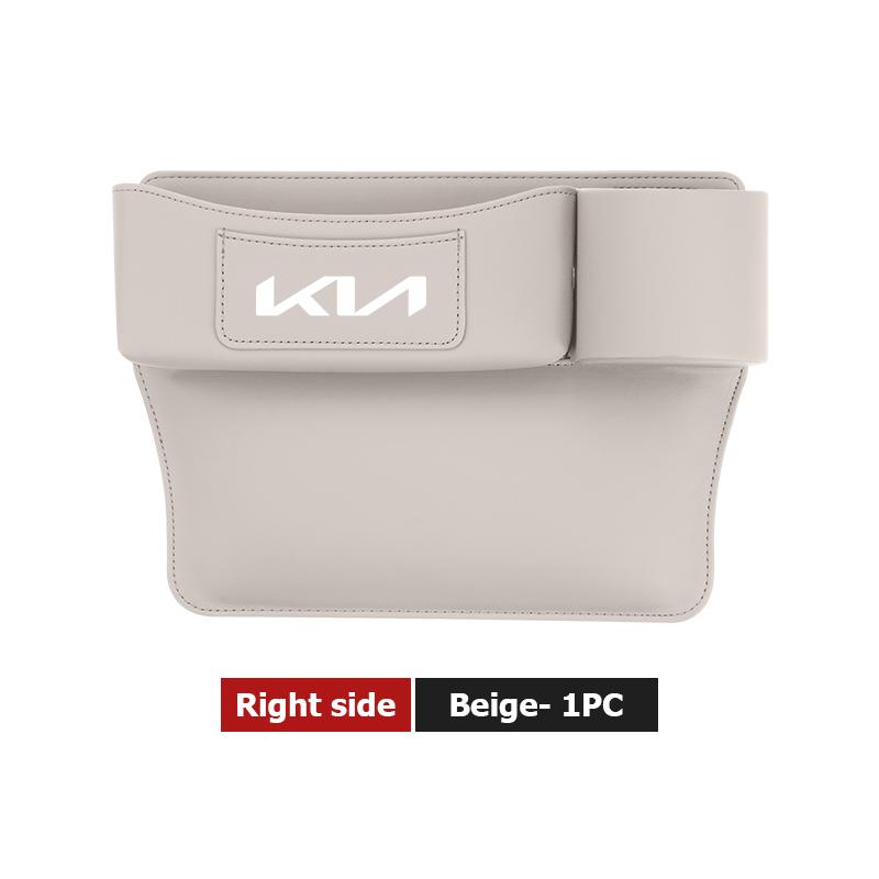 LQFH2 For KIA Car Door Side Seat Gap Storage Box Cup Holder Interior Accessories Rio K5 K2 Sportage Ceed Sorento Picanto Stinger Soul