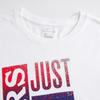 Nike Коллаборация НБА Футболка Philadelphia 76ers Dri-Fit Принт логотипа с элементом брызг Быстросохнущая Круглый вырез Короткий рукав Детские топы Белый Красный 3Z2B7BAZA-76R