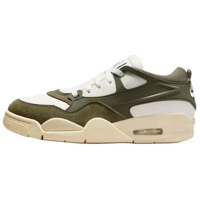 Кроссовки женские Air 4 RM Medium Olive Green Sail Coconut-Milk FQ7940-121