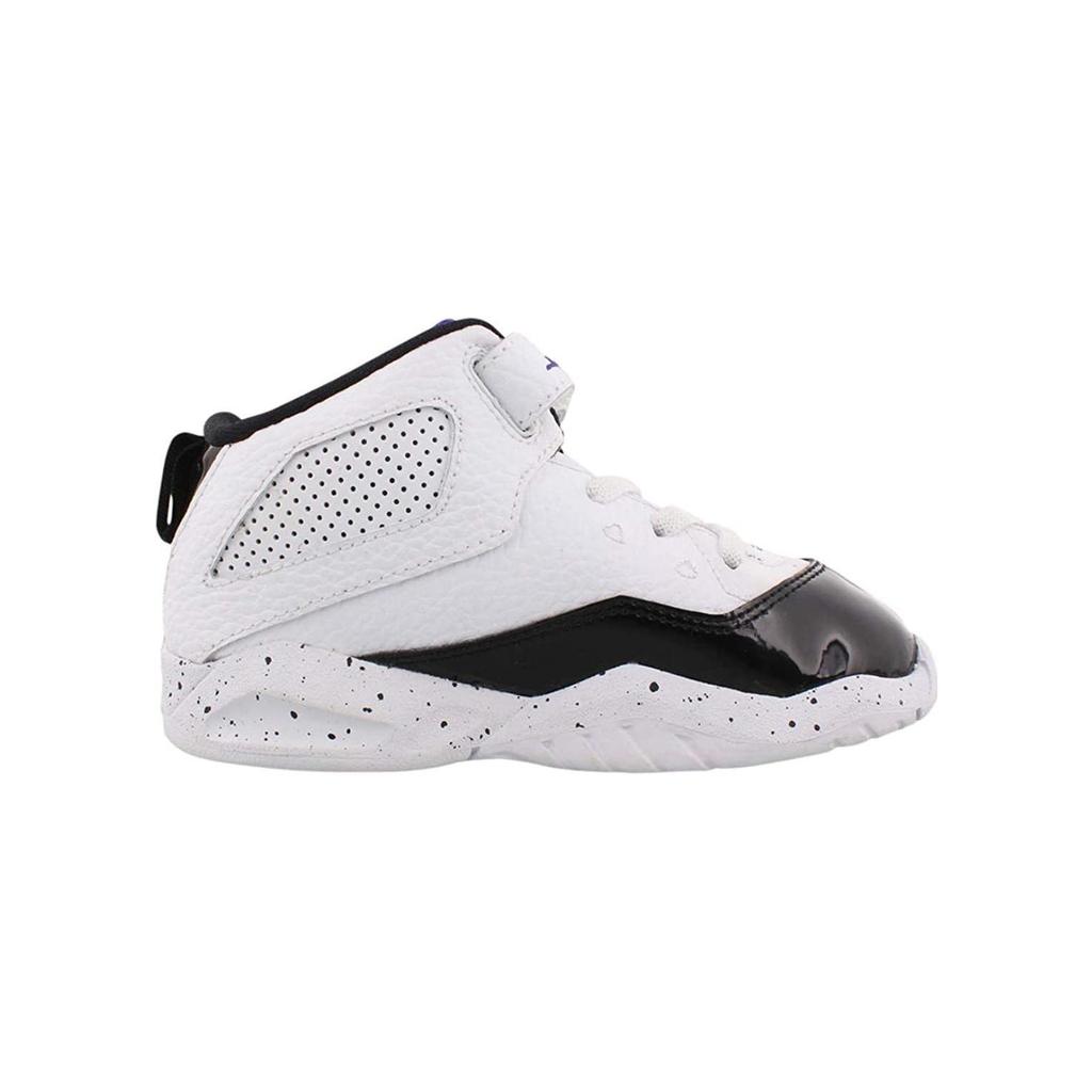 Jordan B'Loyal Abrasion Resistant Breathable Mid top Basketball Shoes White Black Infant And Toddler CK1427-115