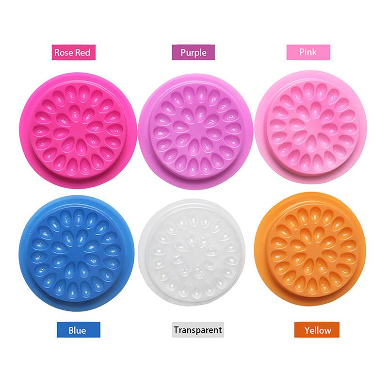 20 шт. держатель для клея для накладных ресниц пластиковый держатель для клея для ресниц поддон для наращивания ресниц подложки инструмент для наращивания ресниц салон