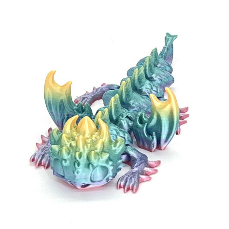 3D-напечатанное яйцо дракона 3D-напечатанная фигурка дракона в яйце дракона Креативный шарнирный дракон Игрушки-непоседы для взрослых детей Руководитель